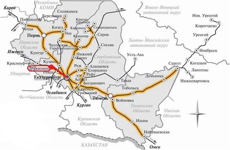 Карта ЖД Свердловской области. Карта железной дороги в Свердловск. ЖД дороги Уральского федерального округа. РЖД карта железных дорог Свердловской области.