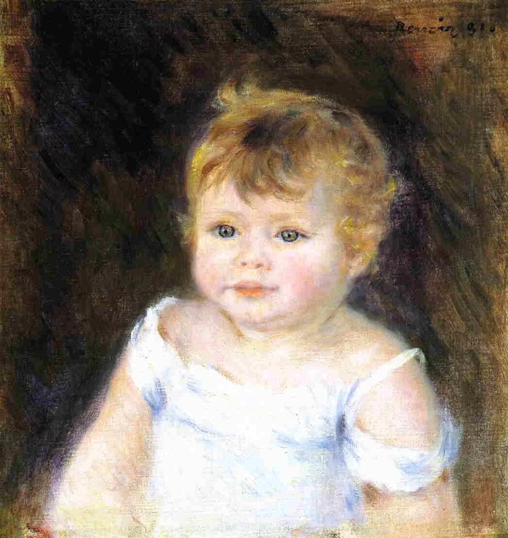 Ренуар портрет. Pierre-auguste renoir 1881. пьер огюст ренуар «портрет жан самари». пьер огюст ренуар детский портрет. огюст ренуар дети.
