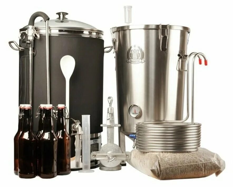 Мини-пивоварня SS Brewtech Bucket комплект Standart. Пивоварня guten Brau. Мини-пивоварня Mr.Beer 2010 Edition. Мини-пивоварня BREWDEMON Basic. Купить пивовар