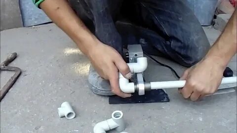 Пайка водопроводных пластиковых труб