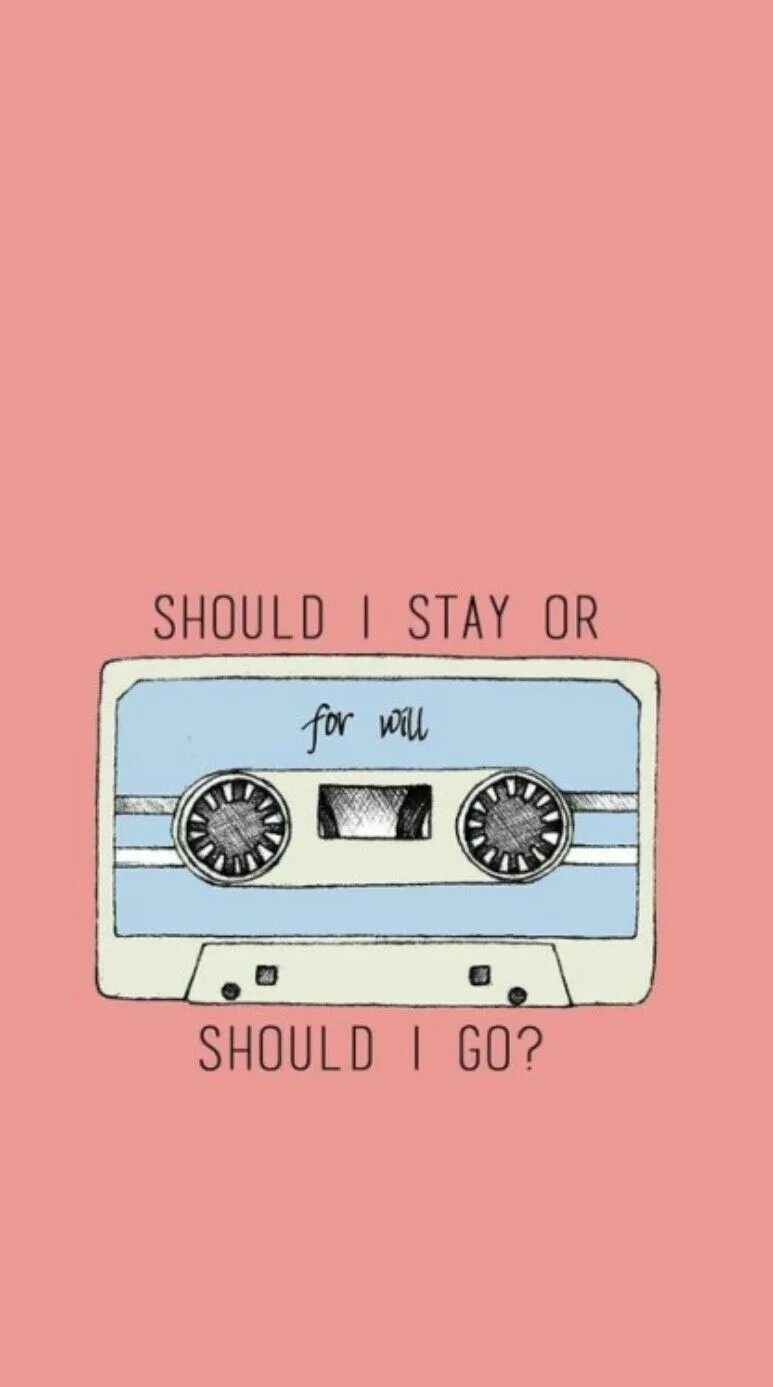 Should i stay or should i go. Should i stay or should i go обложка. Заставка на телефон кассета. The Clash should i stay or i go. Песня should i stay