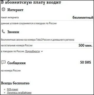 Тариф раздавай интернет