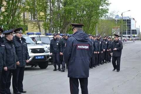 Сотрудники полиции росгвардии