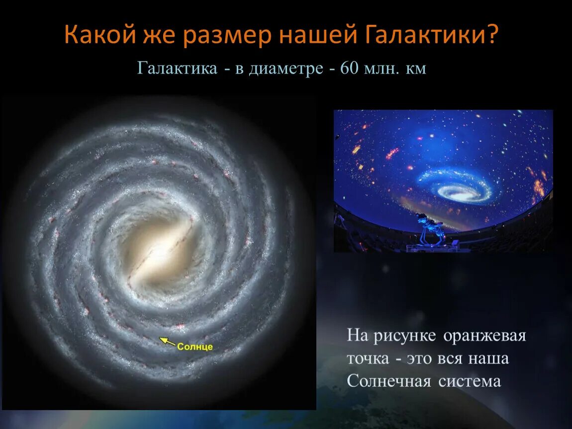 Сколько звезд содержится в нашей галактике. Размеры нашей галактики. диаметр галактики. каков диаметр нашей галактики?. наша солнечная система в галактике.