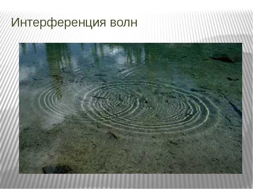 При интерференции волн происходит. Интерференция волн. интерференция волн на поверхности воды. интерференция волн в природе. интерференция звуковых волн.