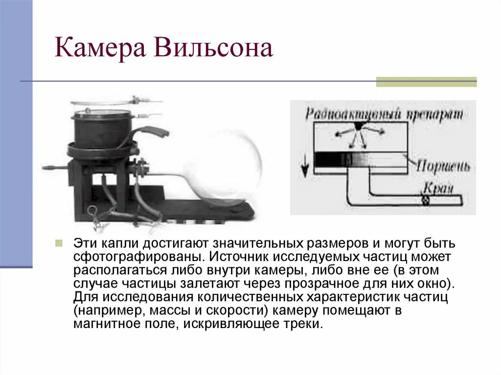 Схема камеры Вильсона 9 класс. Камера Вильсона метод принцип действия таблица. Камера Вильсона принцип действия кратко таблица. Схема устройства одной из первых камер Вильсона. Камера вильсона наблюдаемые частицы