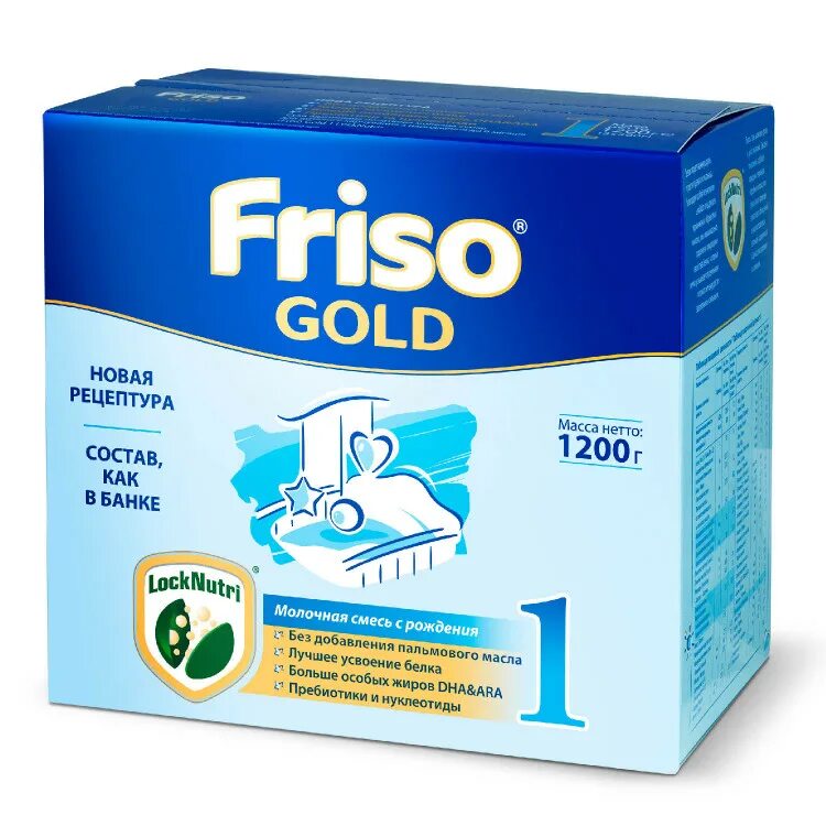 Детское питание Friso Gold 1. Фрисо Голд 200. Смесь молочная сухая Friso Gold LOCKNUTRI 1 С рождения, 400 г. Смесь фрисо Голд 1.