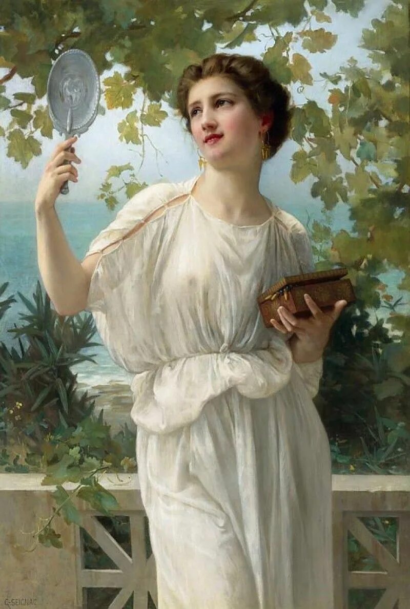 Античные образы. Артемида — Guillaume Seignac. Художник Guillaume Seignac. Гийом Синьяк. Гийом Синьяк (Guillaume Seignac),.