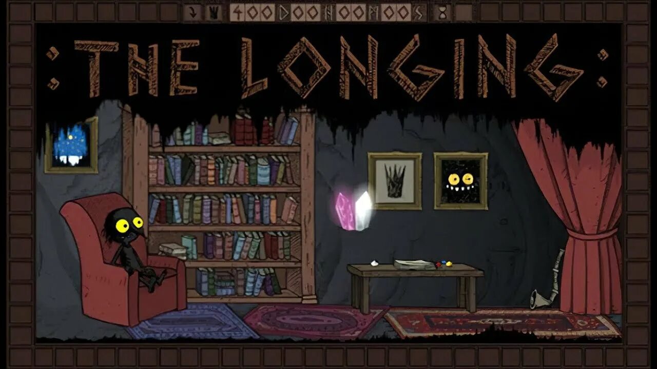 The longing стим. The longing игра. The longing тень. Longing Steam. The longing геймплей.