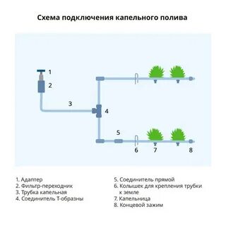 Как работает капельный полив