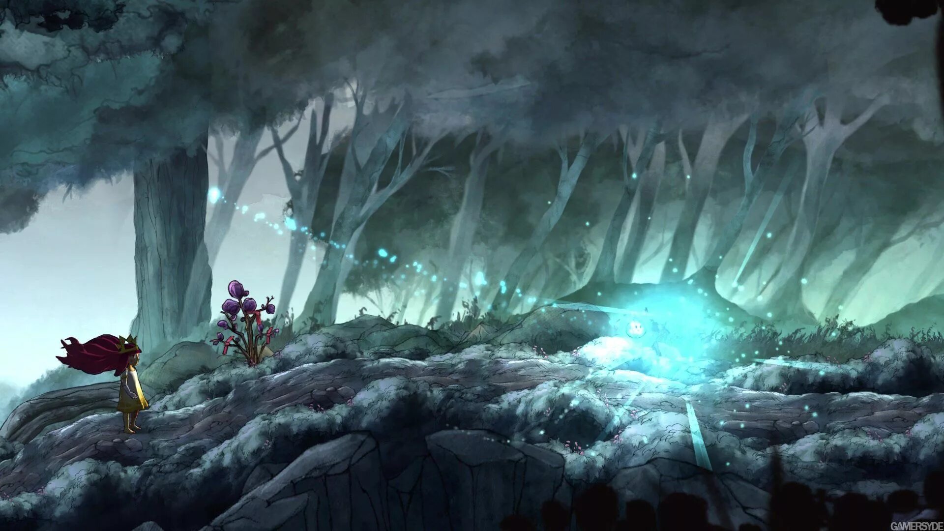 Child of Light игра. Child of Light Aurora Art.