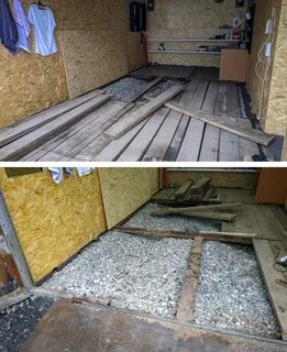 Пол в гараже дешево и сердито