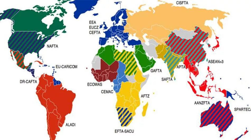 Региональная торговая организация. Региональные торговые соглашения. Страны нафта на карте. Североамериканская зона свободной торговли на карте.