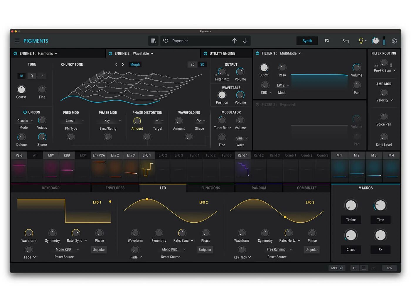 Wavetable synth. Arturia pigments 3. tnf synthesizer композиция. additive synthesis. polychrome sync.