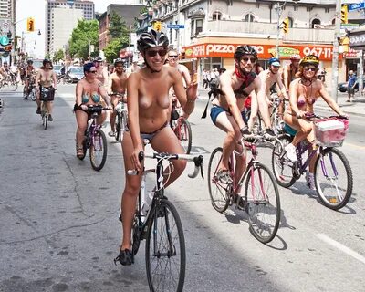 World naked bike ride. 