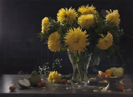 Как сохранить хризантемы в вазе