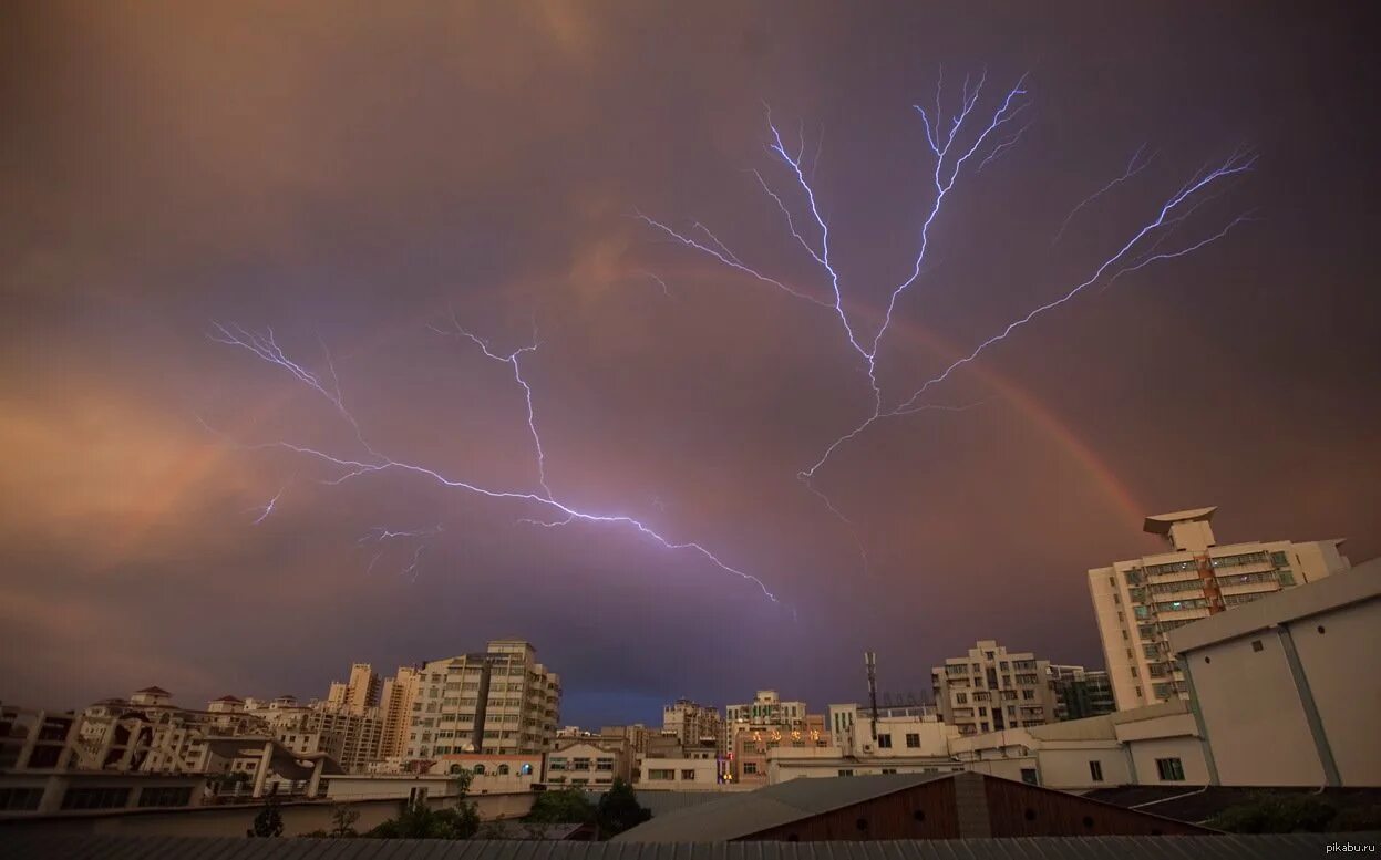 полярное сияние явление природы. необычные явления в небе. гроза молния. радуга. гроза шаровая молния.