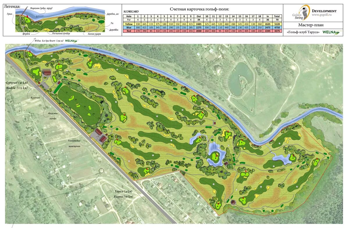 Карта тарусская. Территория Welna Таруса. Завидово карта поля гольф. План Сколково гольф клуб. Поле для гольфа план.
