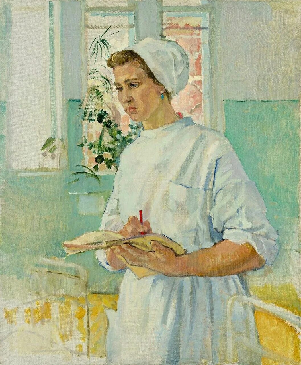He have a nurse. He have a nurse