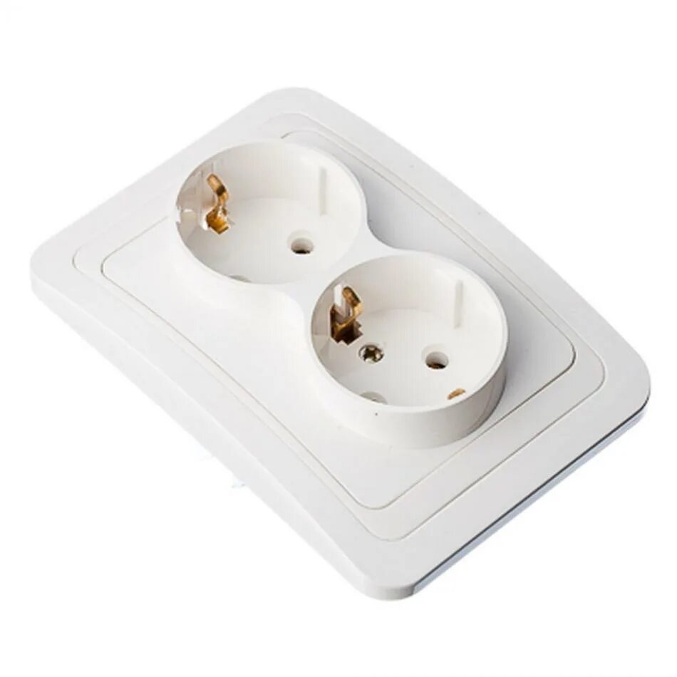 Epsilon розетки. ра 16 розетка 2м. розетка эпсилон двойная антрацит. с монтажной пластиной) с заземл. розетка двухместная с заземлением.