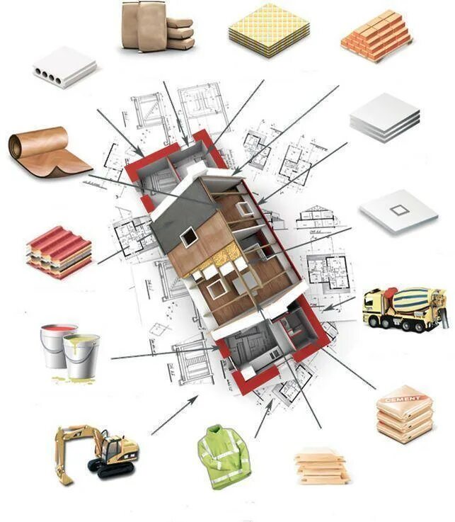 Обеспечение строительных объектов материалами. Снабжение стройматериалами. Баннер строительной компании. Комплектация объектов строительства. Снабжение строительных компаний.