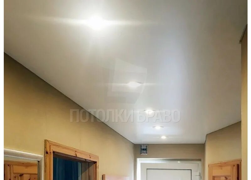 Матовый потолок натяжной с лампочками фото Натяжные потолки Бабушкинская цена с установкой в Москве