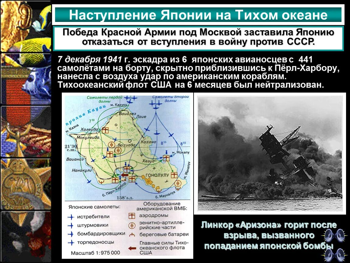 Вступление в войну ссср и сша. Агрессия Японии в тихом океане и вступление в войну. Боевые действия на тихом океане во второй мировой войне. Агрессия Японии в тихом океане карта.