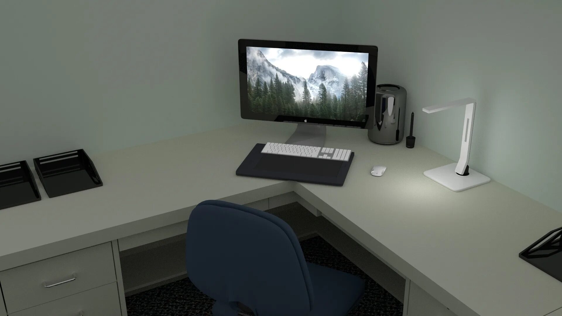 Хороший офисный компьютер. Компьютер в офисе. Компьютер в офисе картинка. Рабочий стол учителя. Стол офисный серый.