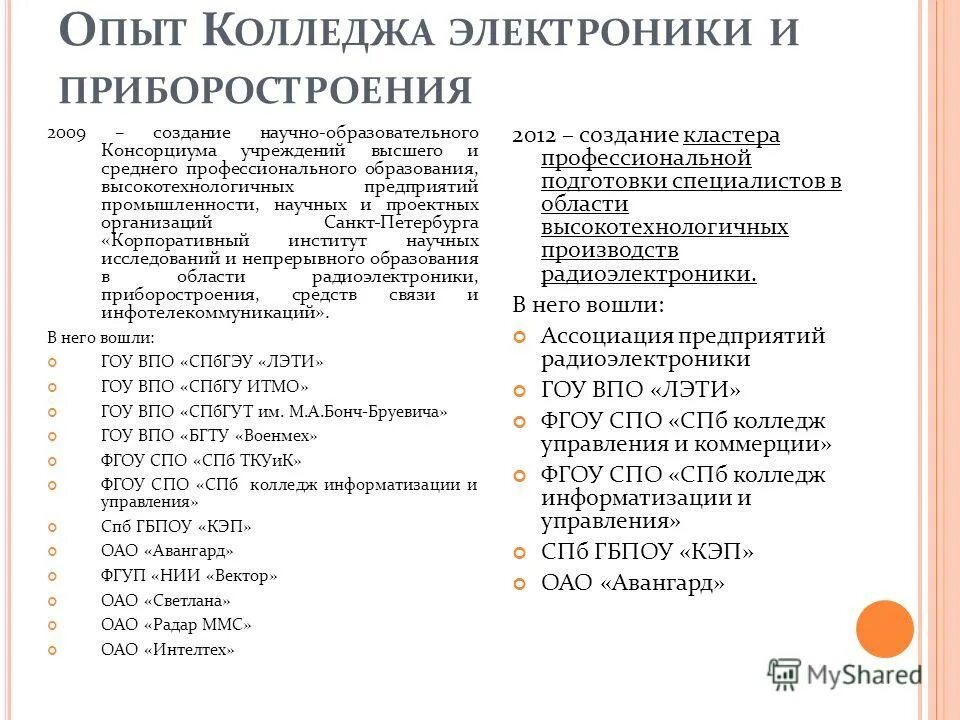 в. гбпоу колледж электроники и приборостроения. пл № 130 им. колледж электроники и приборостроения народного ополчения 223. колледж электроники и приборостроения санкт-петербург.