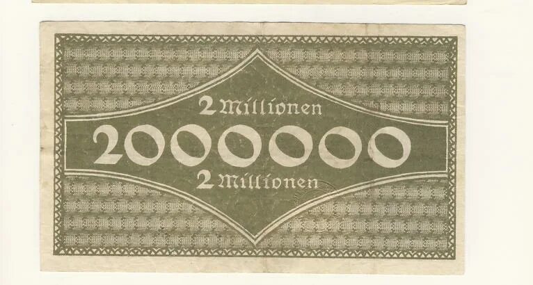 2000000 дам. 2000000 марок 1923. купюра 2000000.