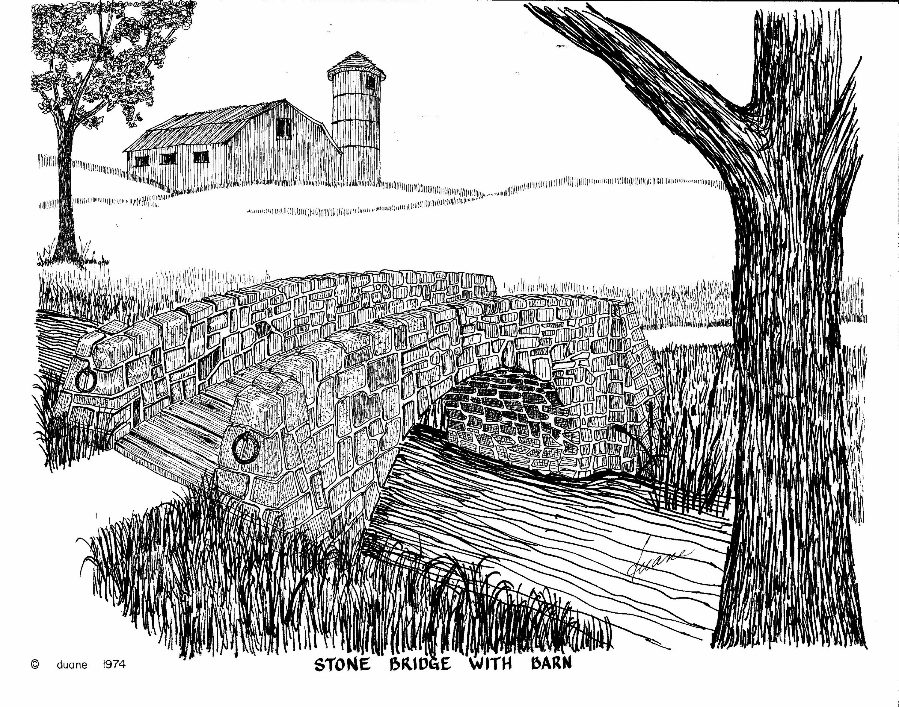 Мечтал провести подземный ход через пруд. Каменный мост раскраска. Как нарисовать каменный мост. Мост рисунок. Средневековое поместье рисунок карандашом.