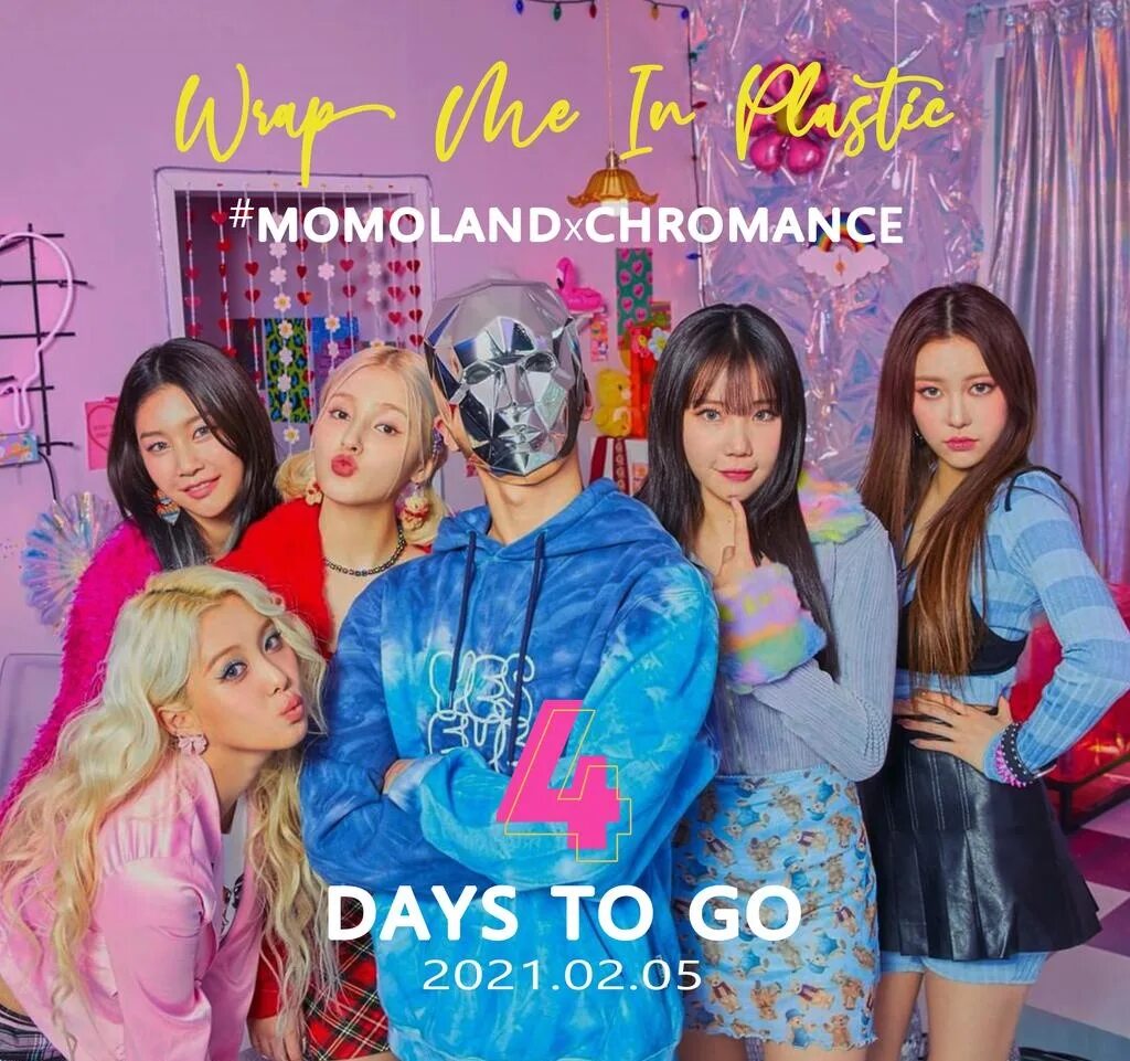 Momoland wrap me in plastic. MOMOLAND Chromance. Chromance певица. MOMOLAND Chromance участницы. Wrap me in Plastic MOMOLAND, Chromance.