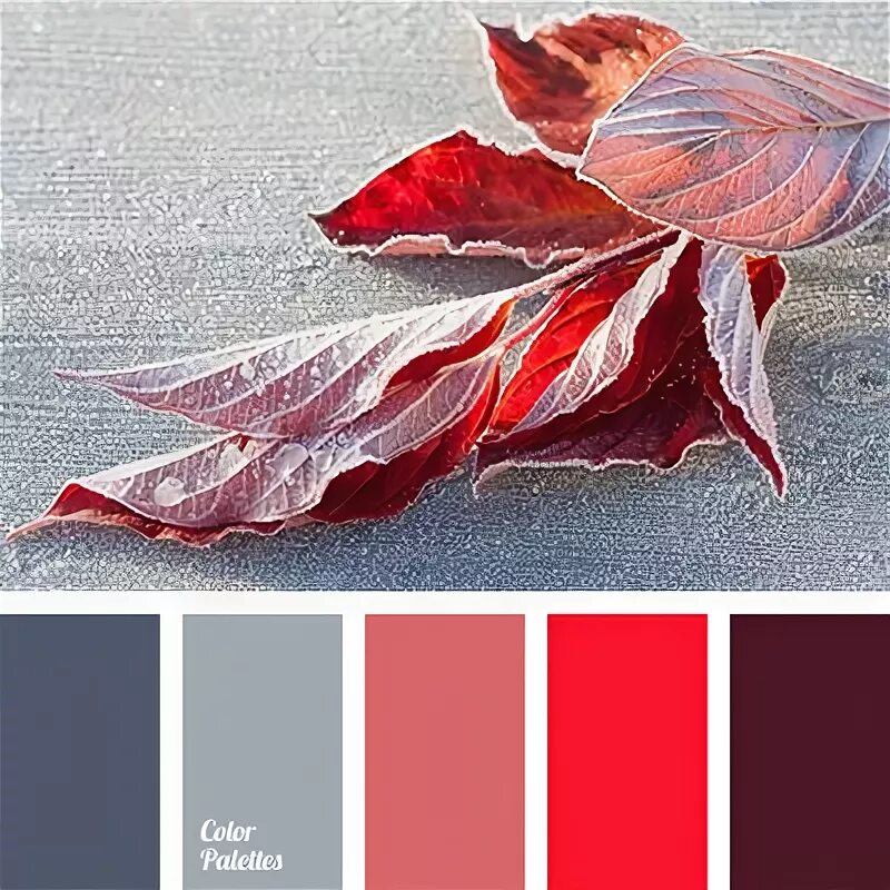 Сочетание цветов серый коричневый красный Color Palette #3456 Цветовая палитра, Палитра, Цветовые палитры