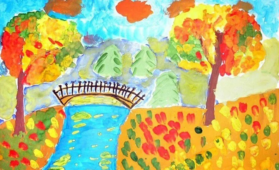 Темы рисунков для детей. Детский рисунок осень. Осень рисунок для детей. Рисунки детей на тему осень. Золотая осень детские рисунки.
