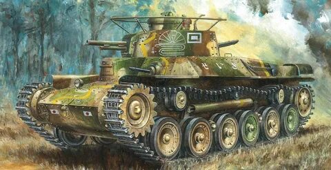 IJA Type 97 Chi-Ha 57mm Cannon Light Tank (Dragon Models) .