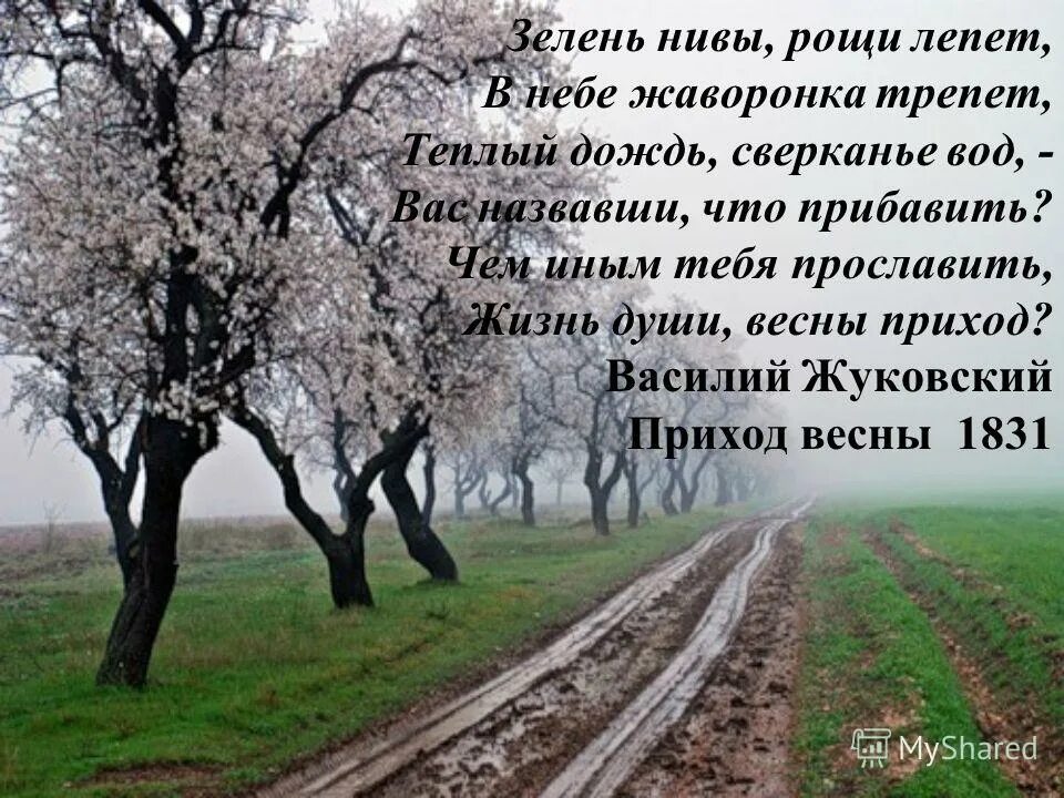 Зеленеющие нивы это метафора. Василий жуковский зелень нивы рощи лепет в небе. василий андреевич жуковский приход весны. зелень нивы рощи лепет в небе жаворонка трепет тёплый сверканье вод. стих зелень нивы рощи лепет жуковский.