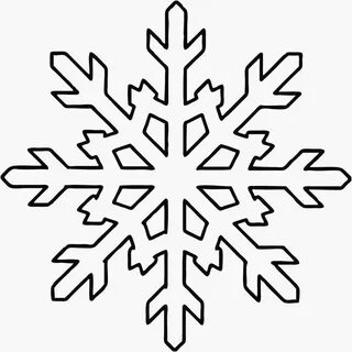 Трафарет снежинки для 3д ручки