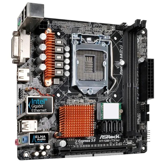 Mini itx характеристики. H110m itx. asrock h110m-itx. asrock h110m. lga 1200 mini itx.