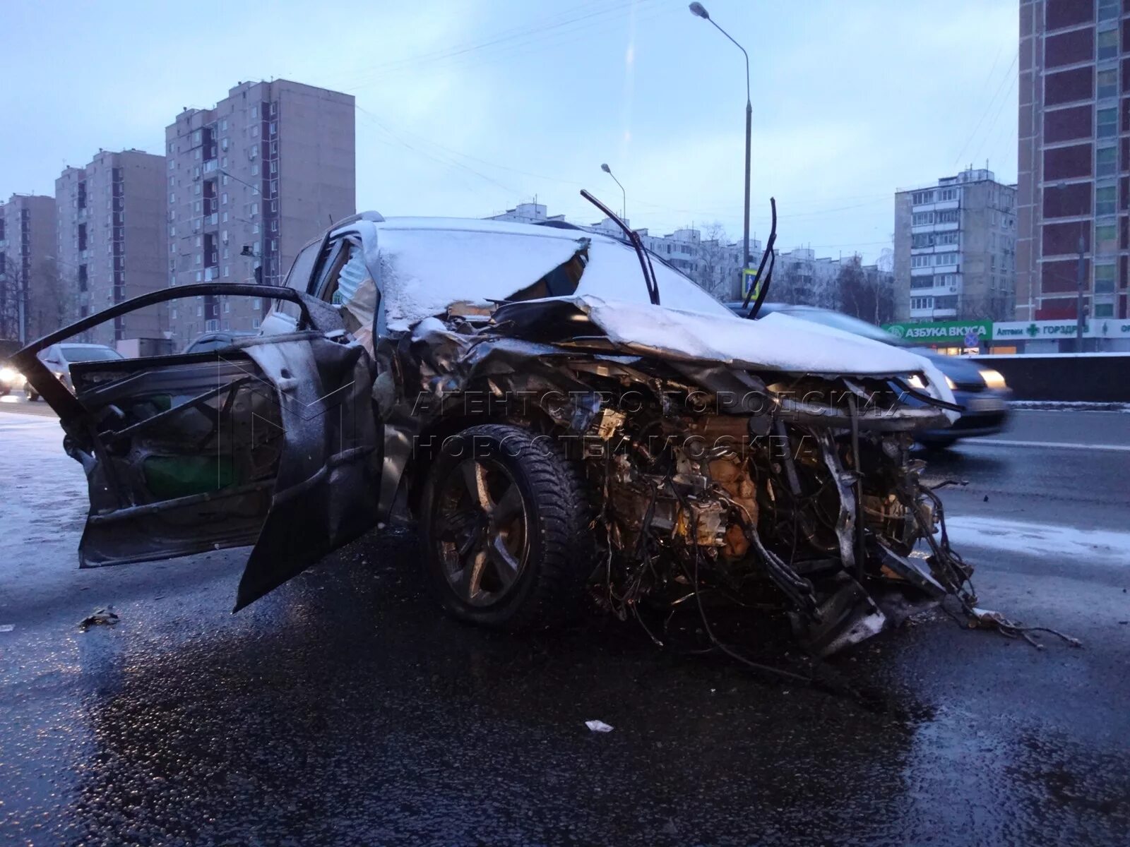 Авария на ярославском шоссе сегодня утром