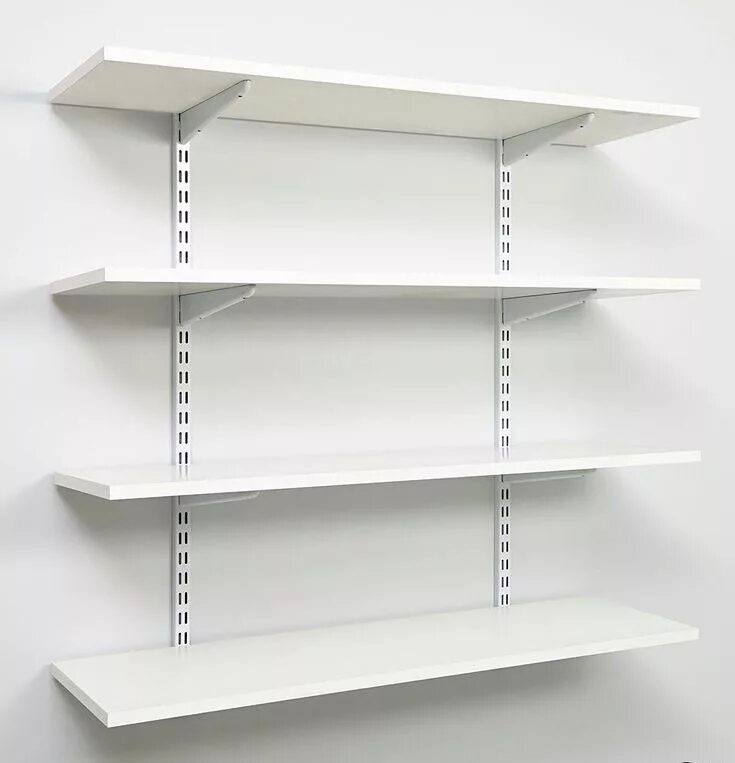 Расформировать полки. Полка &quot;wall shelf-s (bas wl-001)&quot; белая. полки металлические настенные. полки стеллажи. стеллаж настенный металлический.