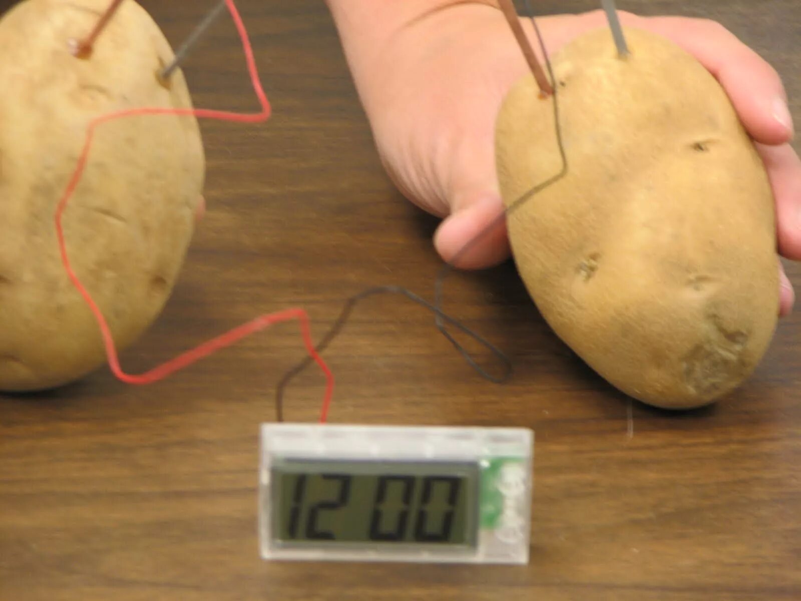 Potato clock