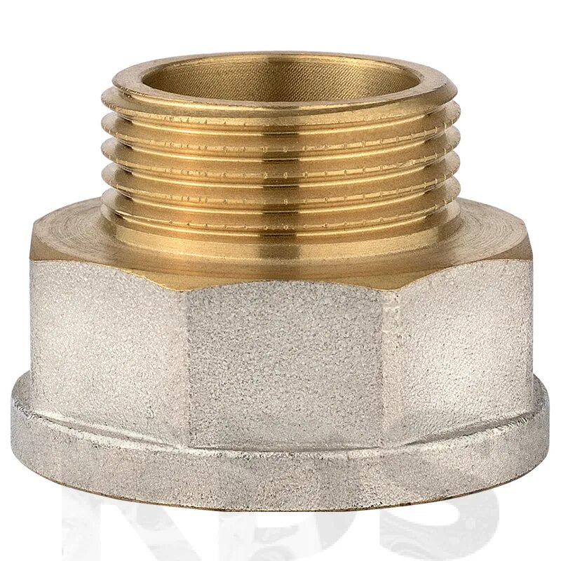 Переходник 1-1/4"вн. N. Нипель переходной: 1/2х3/4. Переход латунный 2 1/2 х2 вр-нр. 580.