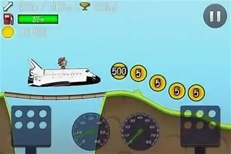 Hill climb racing денег