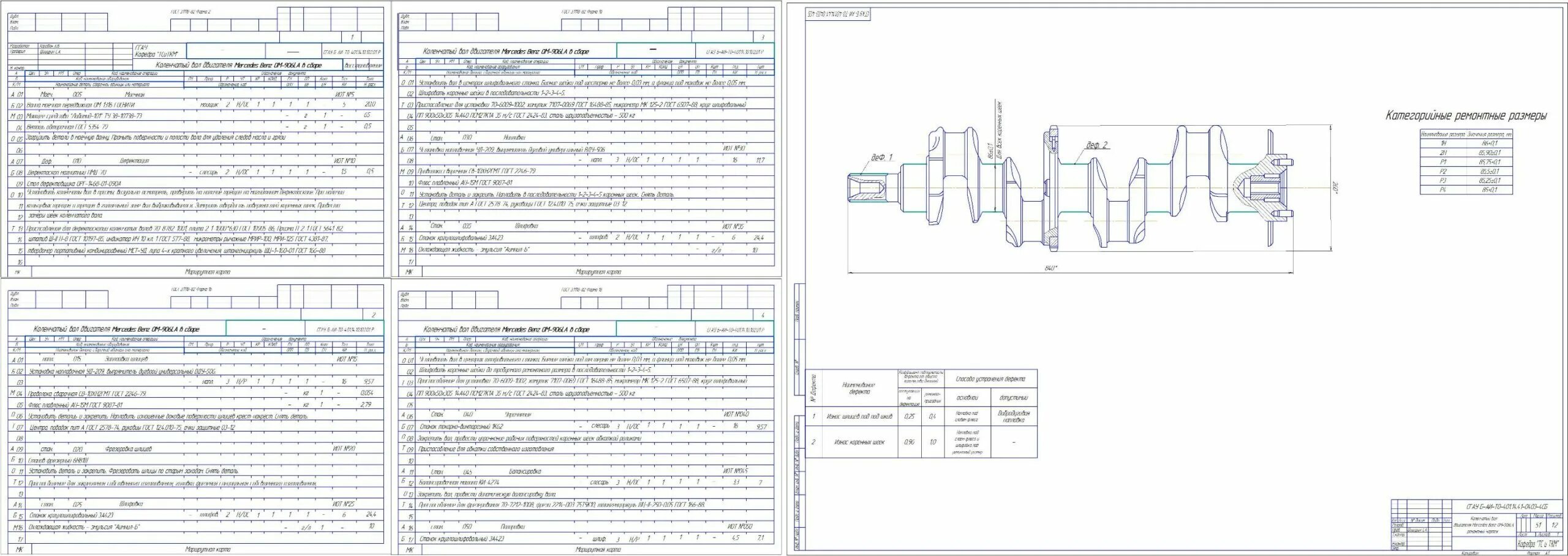 Карта ремонта двигателя. Коленчатый вал ЯМЗ 536 чертеж. Маршрутная технология восстановления коленчатого вала. Технологическая карта восстановления вала наплавкой. Технологическая карта ремонта коленчатого вала.