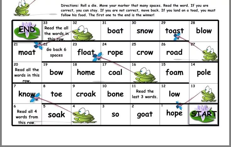 Read the words that have. Readings игры. boardgame phonics long a. звуки er ir ur boardgame. ow phonics games.