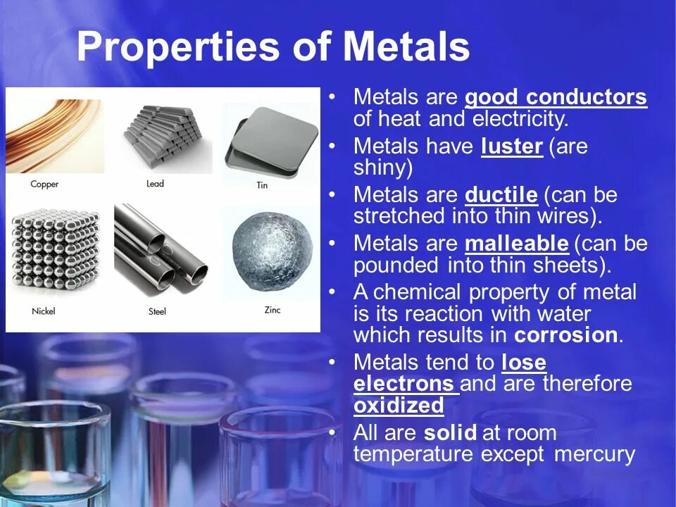 Properties of metals