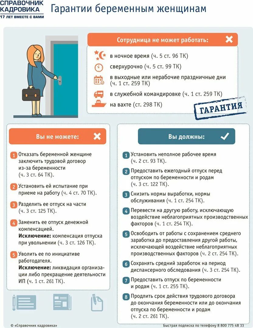 Можно ли переводить беременную. Гарантии по трудоустройству беременной женщины. трудовые права беременных женщин. могут ли уволить беременную женщину с работы. права беременной женщины на работе.