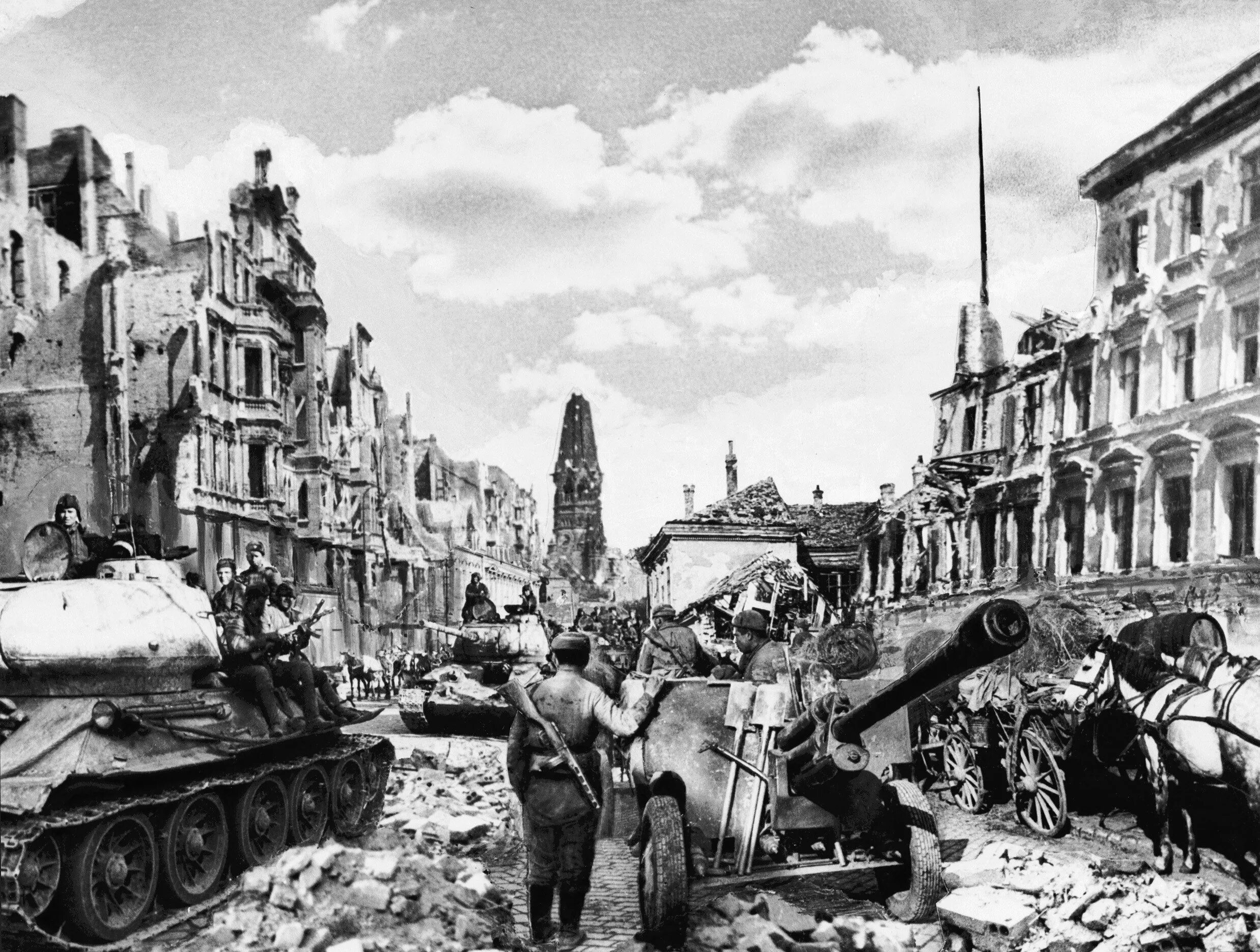 Берлин ВОВ 1945. Вторая мировая Берлин 1945.