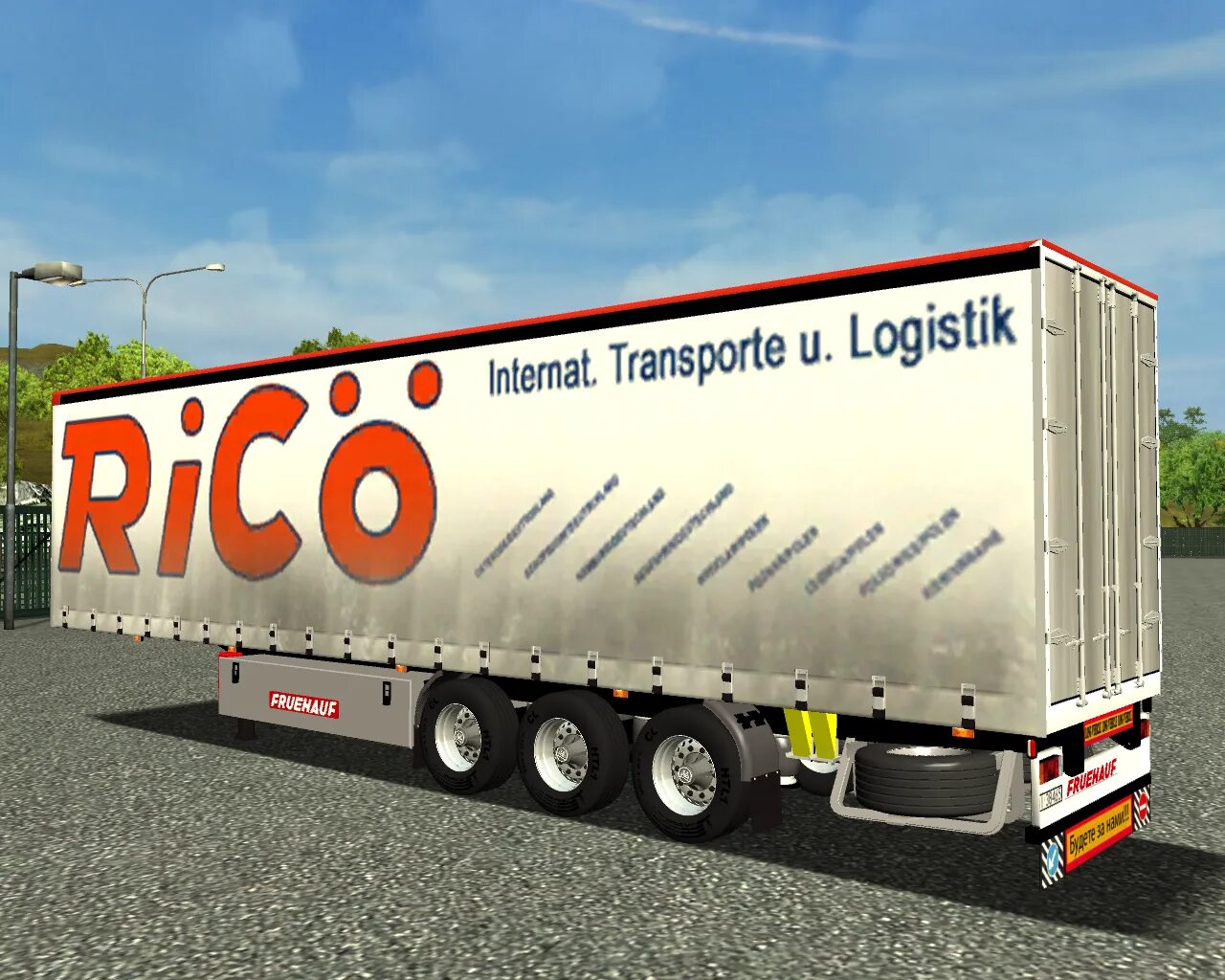 Прицепы етс 1.49. Fruehauf ets 2. удлиненный прицеп етс 2. полуприцеп crane fruehauf. прицеп gts-trailer.