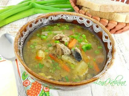 Рыбный суп с перловкой